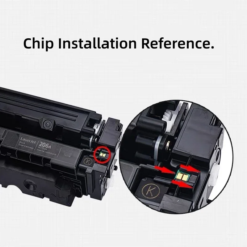 W2110A W2210A W2310A 4PCS Toner Cartridge chip for HP M282nw M282 M283 M283fdn M283cdw M255 M255dw M255nw M283fdw 283fdw