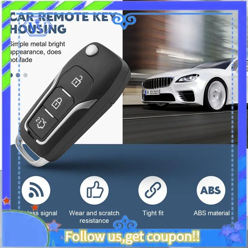 

M46K-Car Remote Key Shell Case For Ford Focus Fiesta Galaxy Mondeo C-Max Ranger