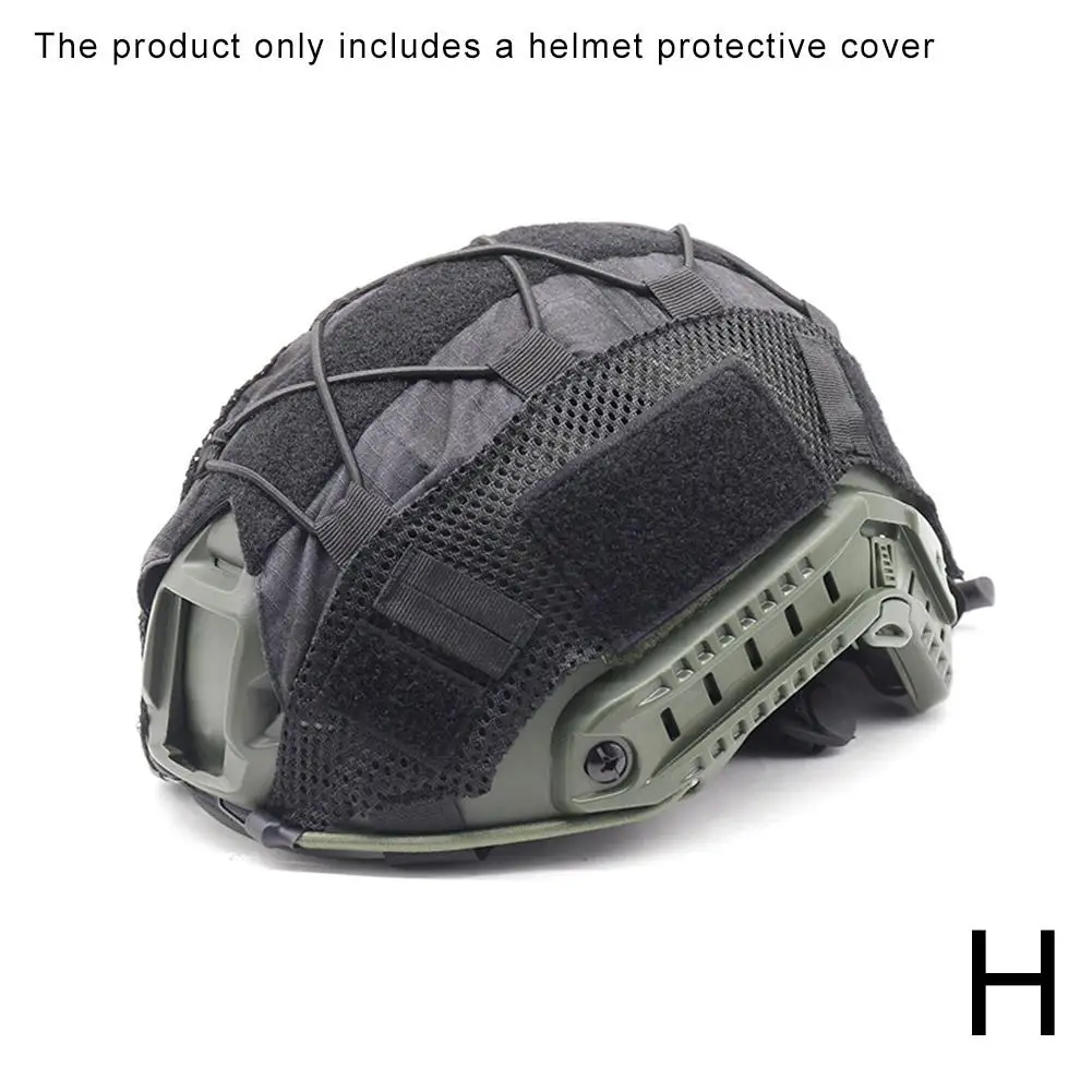 1pc Tactical Helmet Cover Universal Outdoor CS Tactical Protection Helmet Cover Professional Accessories Helmet Cloth Camou Y3Z8