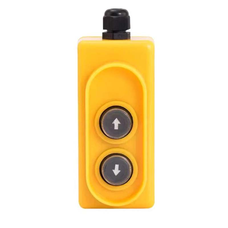 

Electric Hoist Pendant Control Station COP-21H Waterproof Push Button Switch with Emergency Stop 2.2KW 250V Crane Lift Controlle
