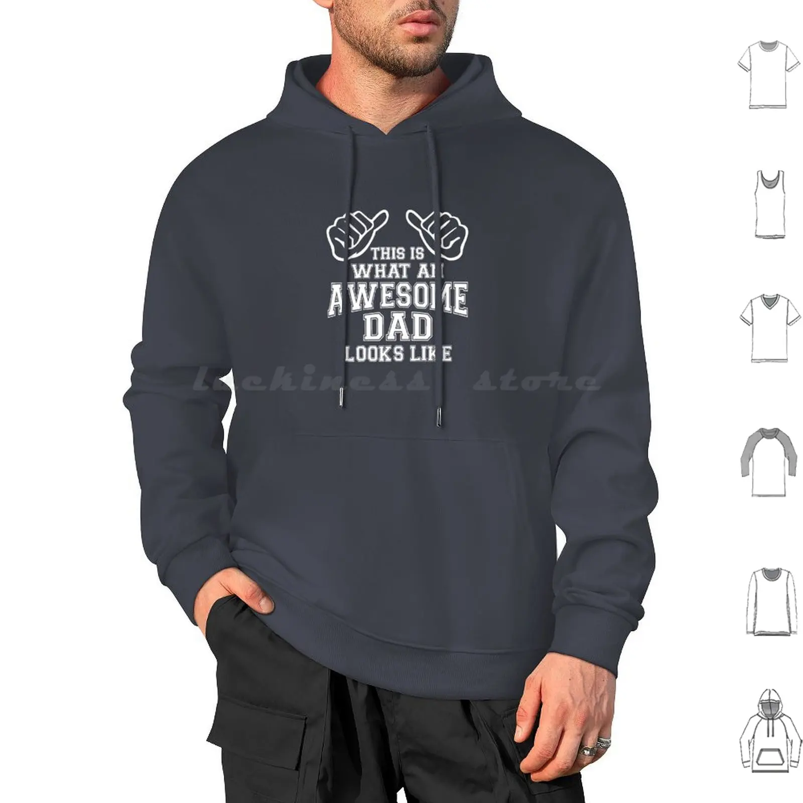 This Is What An Awesome Dad Looks Like Hoodies Long Sleeve What Awesome Dad Grand Father Grandpa Looks Like Father Day