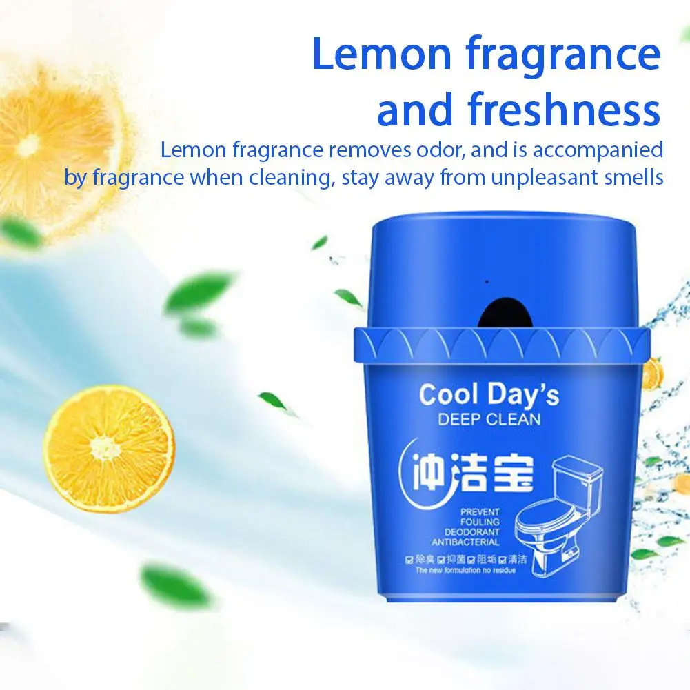 Amazing Toilet Bowl Cleaner Durable Bleach Toilet Bowl Cleaner Stain Remover Blue Bubble Cleaning Automatic Toilet Freshener view 5