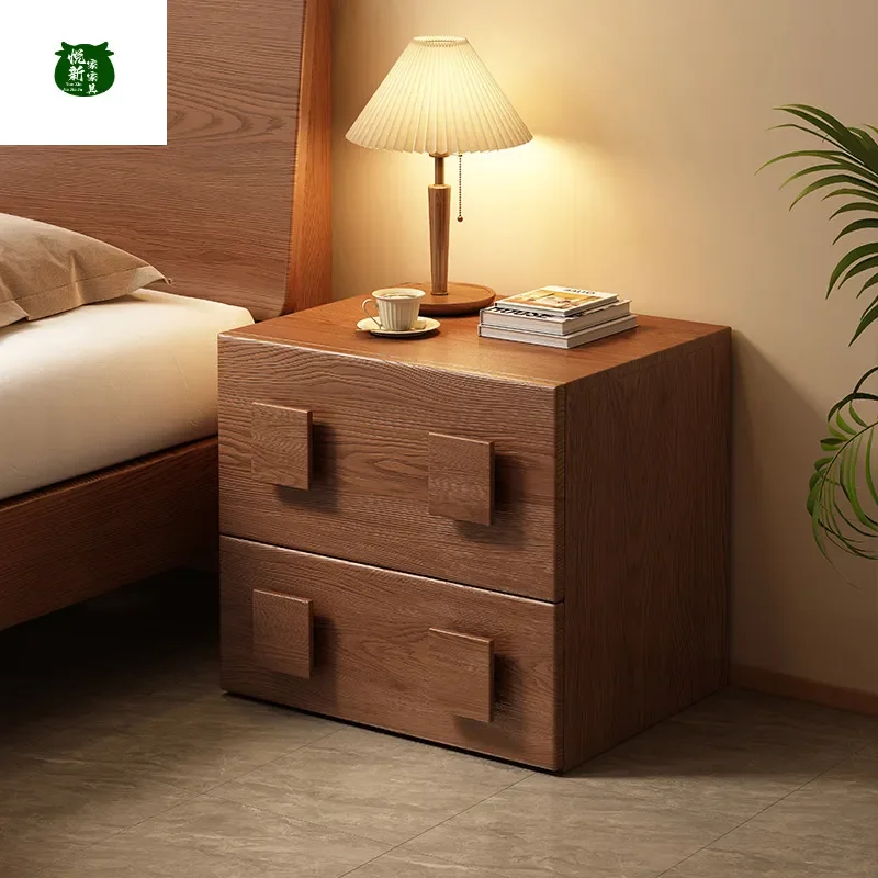 Solid Wood TV Cabinet Medium Ancient Style Floor Retro Combination Module Card Door Cabinet Living Room Home TV Side Cabinet