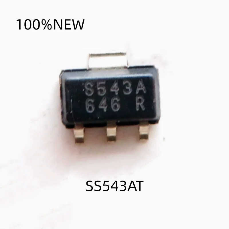 (10 Pieces) 100% New Ss543At S543A Sot-89 Hall Single-Pole Magnetic Sensor Switch Chip Ic