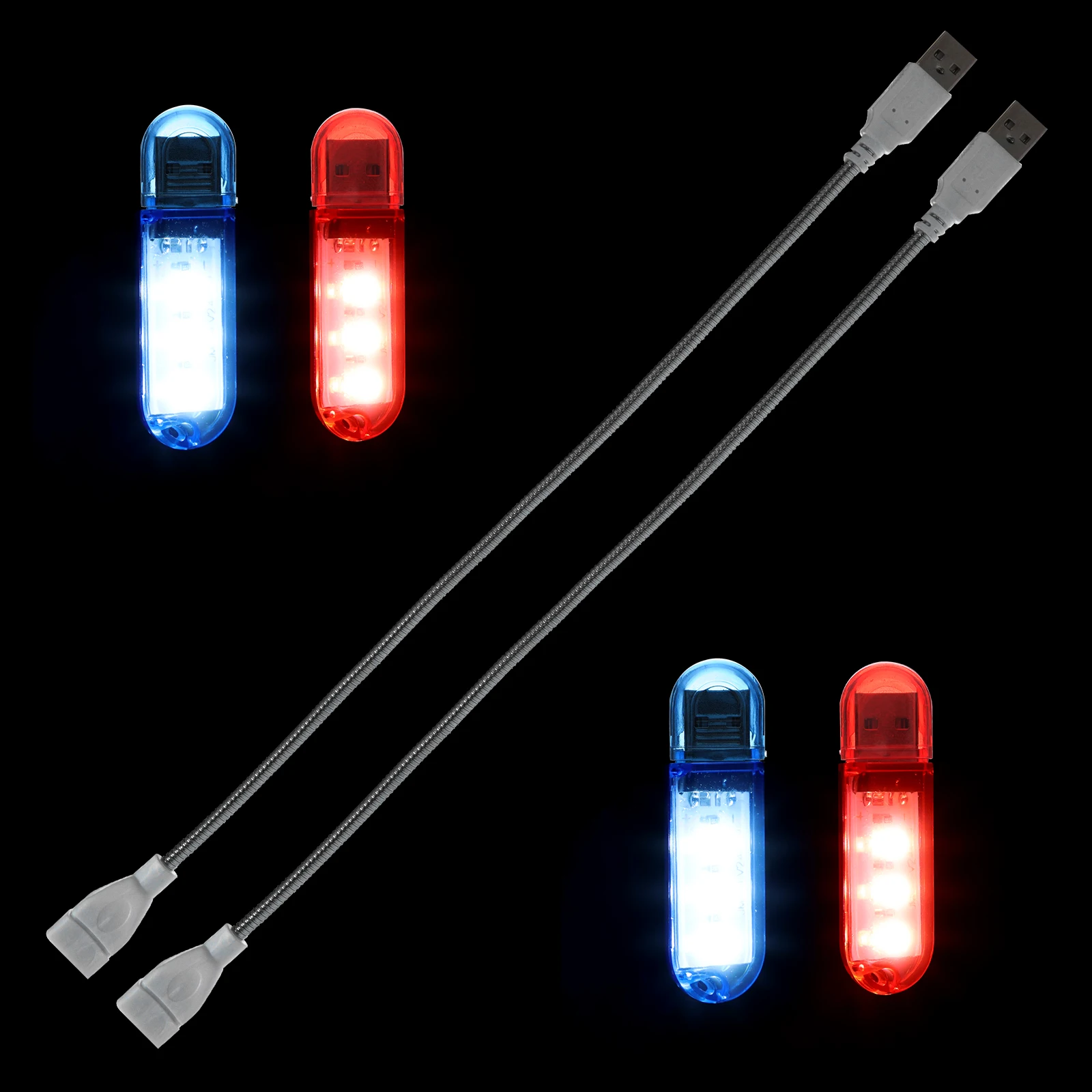 

USB Night Keyboard Small Size Energy Saving PVC Alloy Usb Computer Light Durable Computer Lamp Bedside Reading USB Light