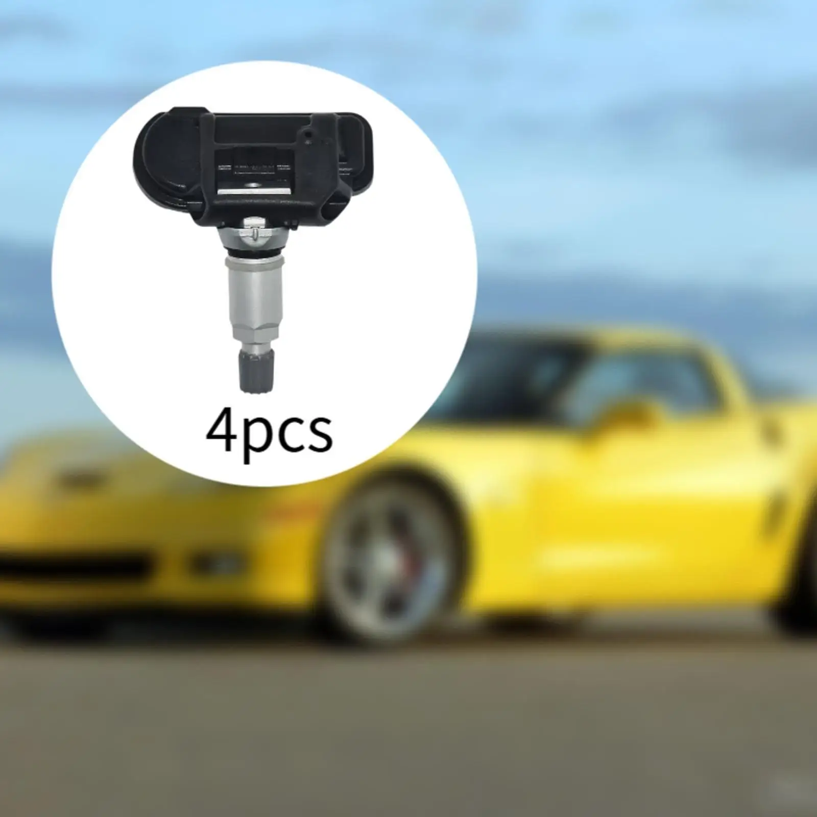 

4Pcs Tire Pressure Sensors Maintenance Spare Assembly Replaces Easy to Install TPMS Sensors for Chevrolet C7 Corvette 14-19