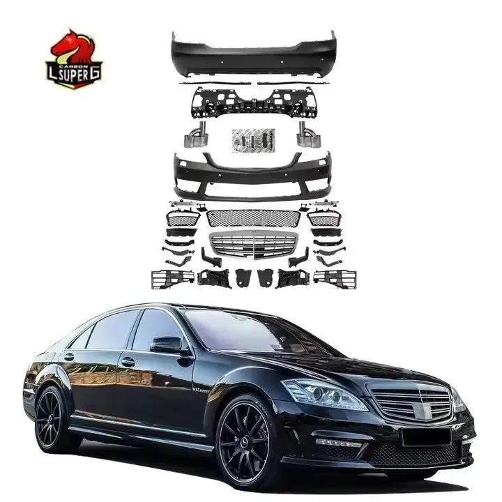

Hot Sale Car Rear Bumper Plastic Car Body Kits Suitable For Mercedes Benz W221