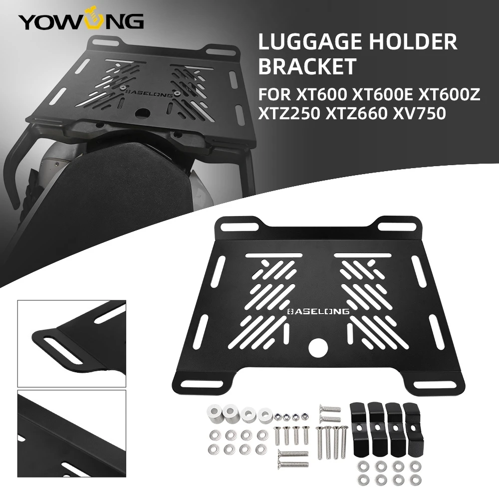 

FOR YAMAHA XT600 XT600E XT600Z XTZ250 XTZ660 XV750 Universal Motorcycle Trunk Frame Plate Bracket Rear Luggage Support 2024 2023