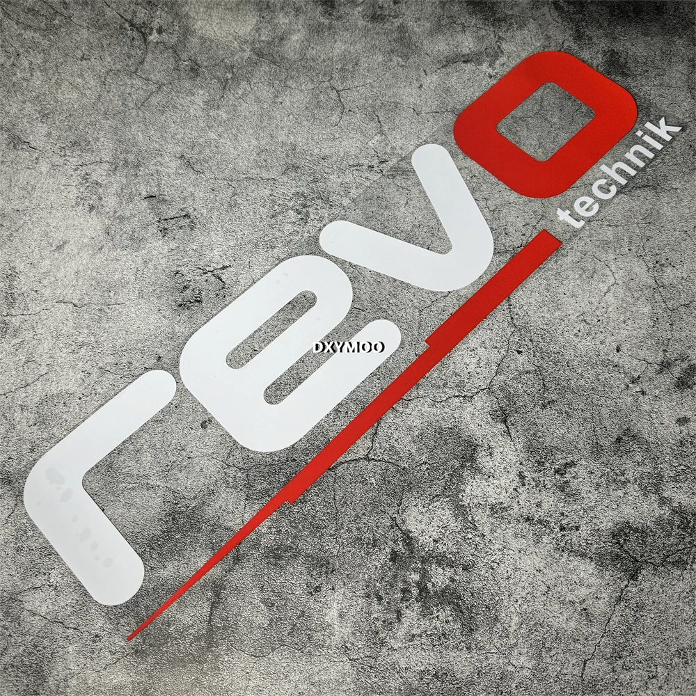 Pegatinas de coche para REVO Technik, calcomanía para ventana de parabrisas delantero y trasero, cinta impermeable