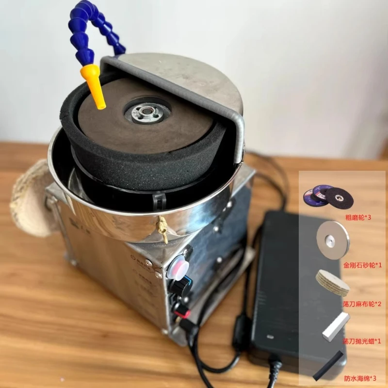 

Electric knife sharpener diamond grinding wheel water-cooled grinding and polishing integrat