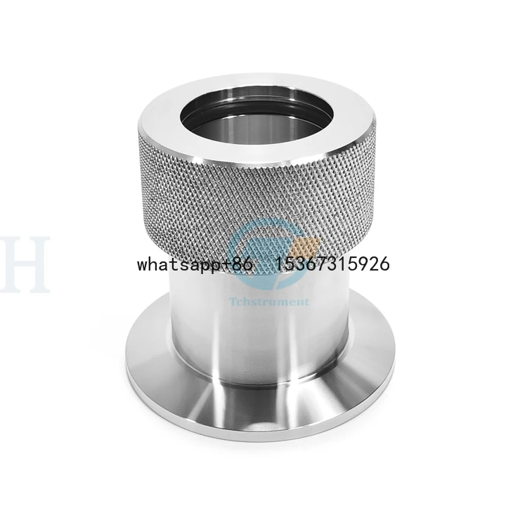 Adapter KF-50 to 1 1/2 in. I.D. Quick Coupling Compression Port, ISO-KF Flange Size NW-50, Stainless Steel