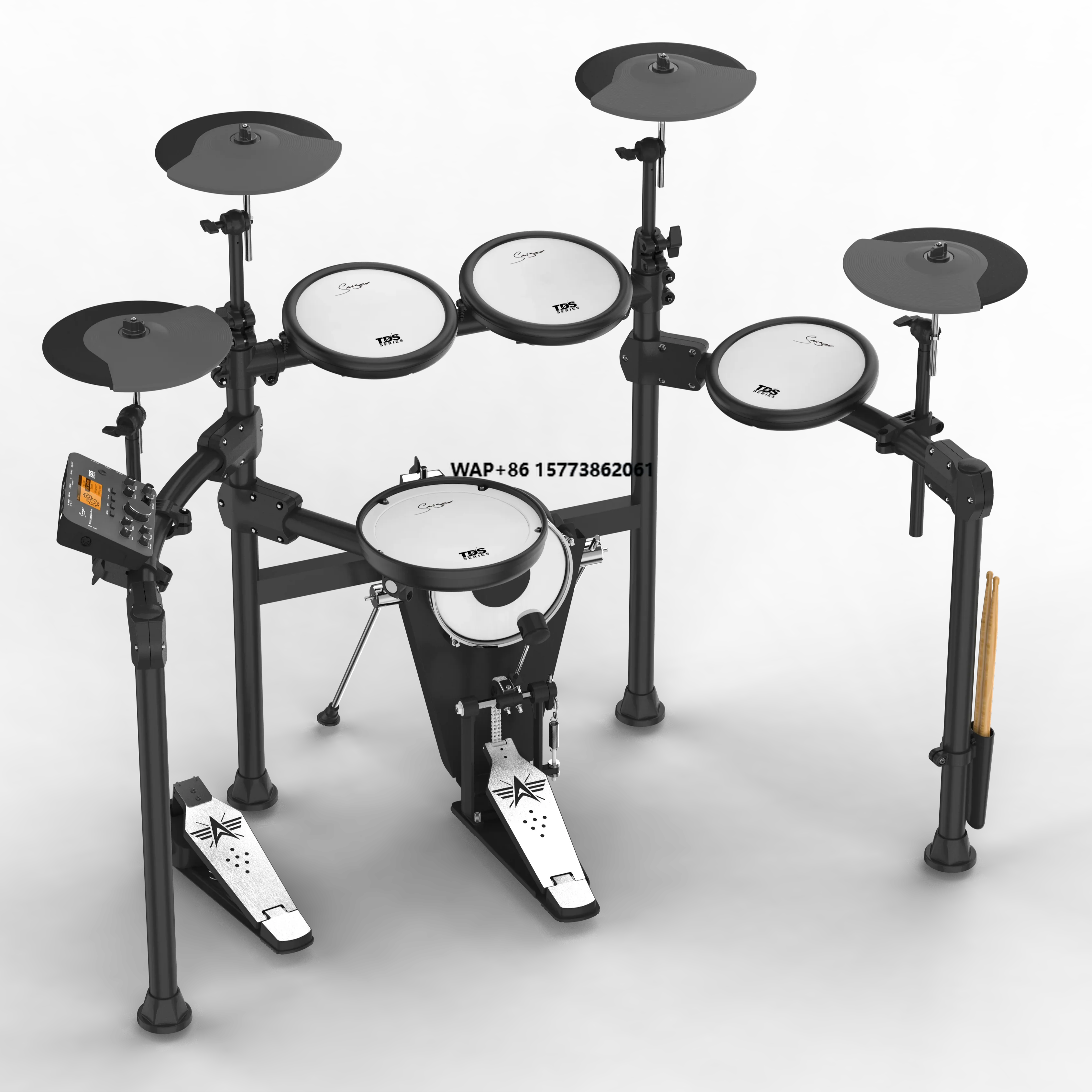Professional Electronic Drum Portable Silicone Electric Drum Set TdS-51