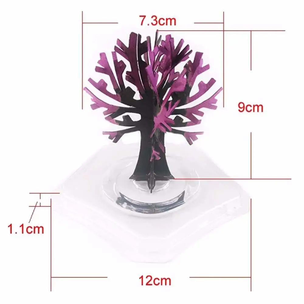 1PC Magically Paper Sakura Crystal Trees Magic Growing Tree Japan Desktop Cherry Blossom Educational Toys Novelties