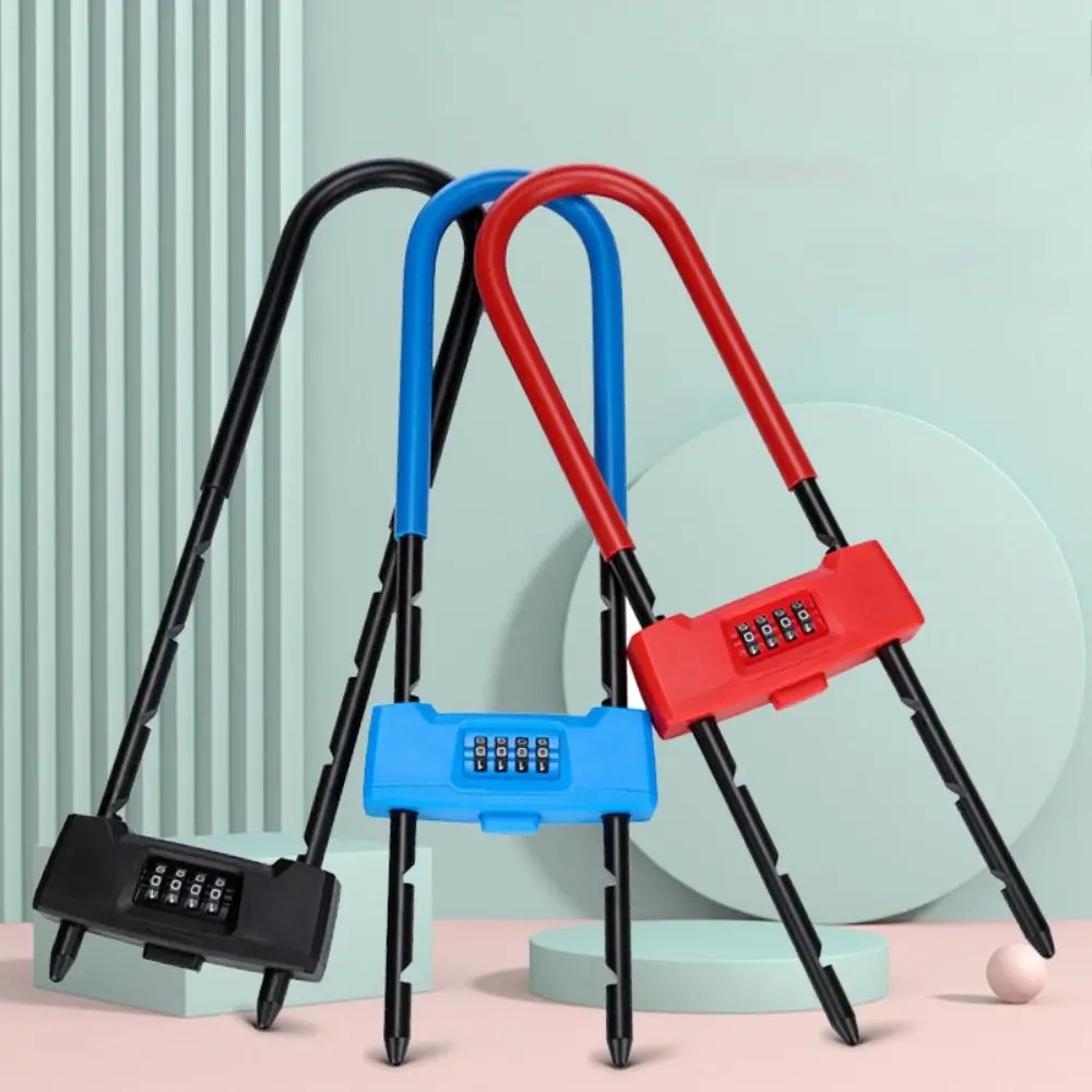 

Shop Adjustable Shackle Combination Lock Heavy Duty U-Shape Security Padlock Long Shackle Anti-Theft Passwords Lock Fence