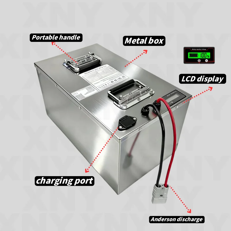 XNY-72V 5000W Battery 40Ah 50Ah 60Ah 80Ah 100Ah 150Ah 180Ah 200Ah Lithium Li-ion for 3KW 7KW 14KW Skateboard Sightseeing Car