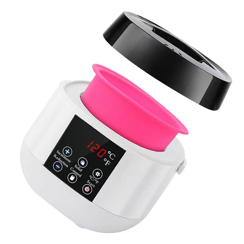 AEE4-Wax Melting Pot Wax Melter For Candle Making LED Temperature Display For Adults Beginner EU Plug A