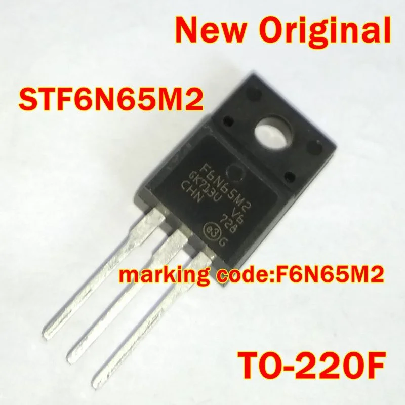 

1Pcs to 100Pcs Stf6N65M2 To-220F New Original Marking Code:F6N65M2 N-Channel Mosfet Transistor