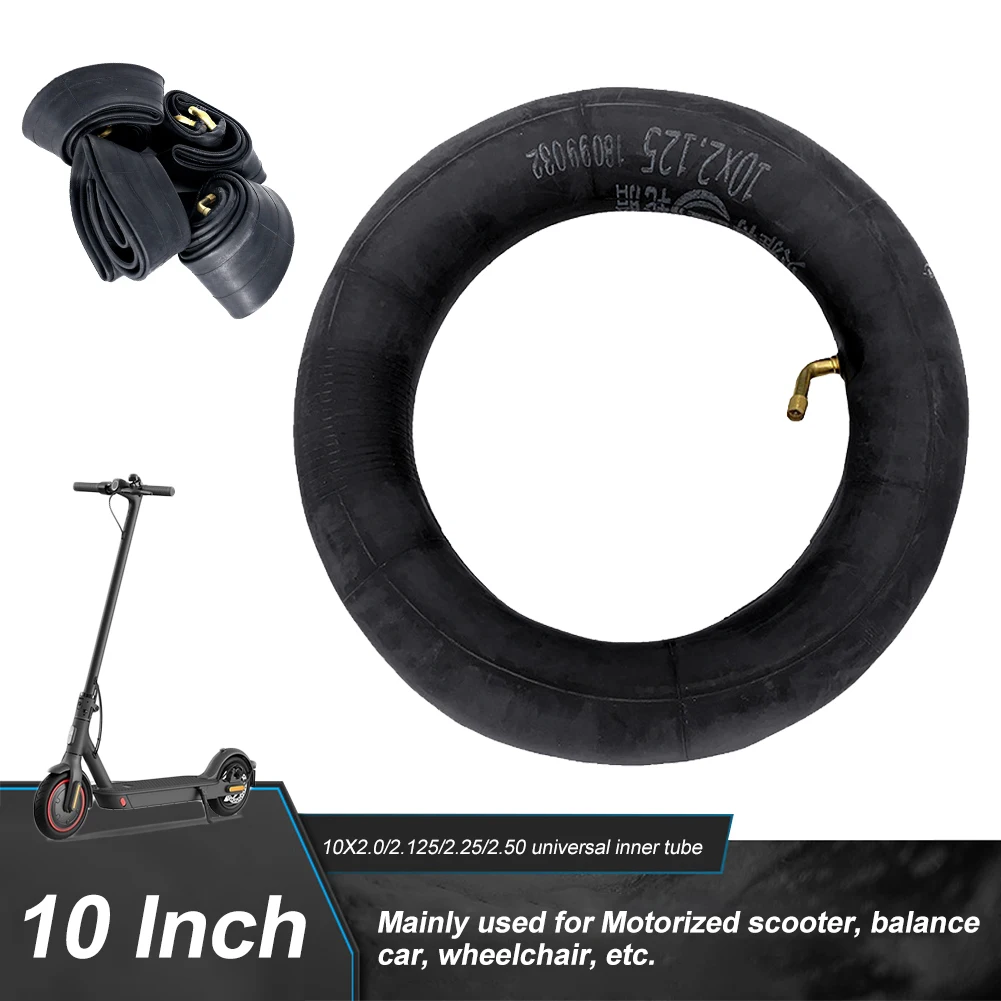 10 Inch Electric Scooter Inner Tube 10X2/2.125/2.50  with bent Valvefor electric Gas Scooter & Electric Scooter or Tricycle Bike