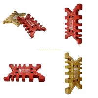 A2BE Portable Dovetail Jig Tenon Caliper Tenon Caliper Gauge Metric & Imperial Scale Card Gauge High-Precision Aluminum-Alloy