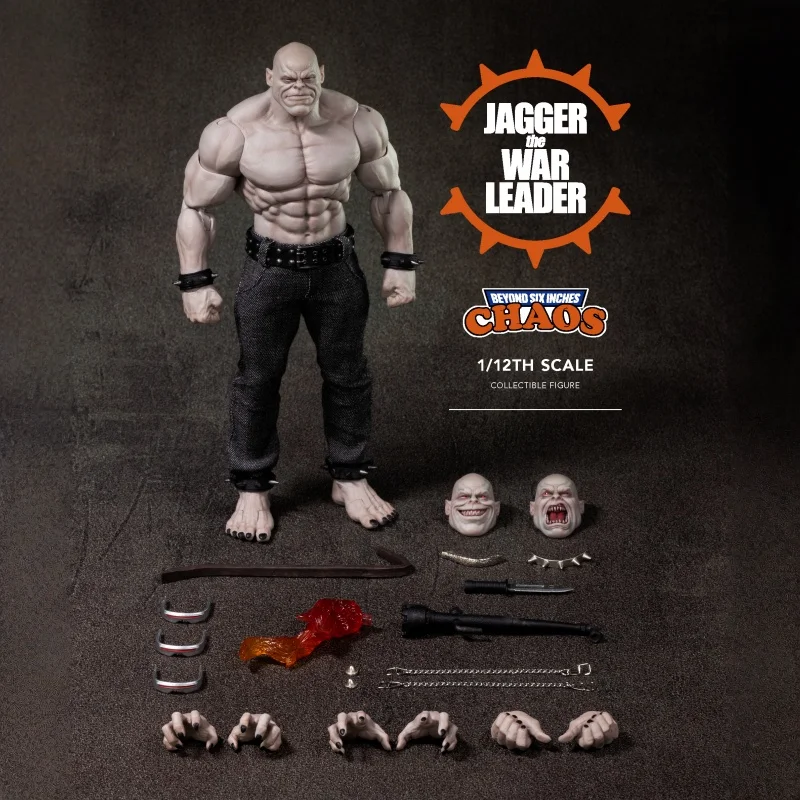 شخصية Chaos Jagger the War-Leader مقاس 6 بوصات باتمان فارس الظلام يعود رقم 003 لعبة Darknight Vigilante القابلة للجمع #5