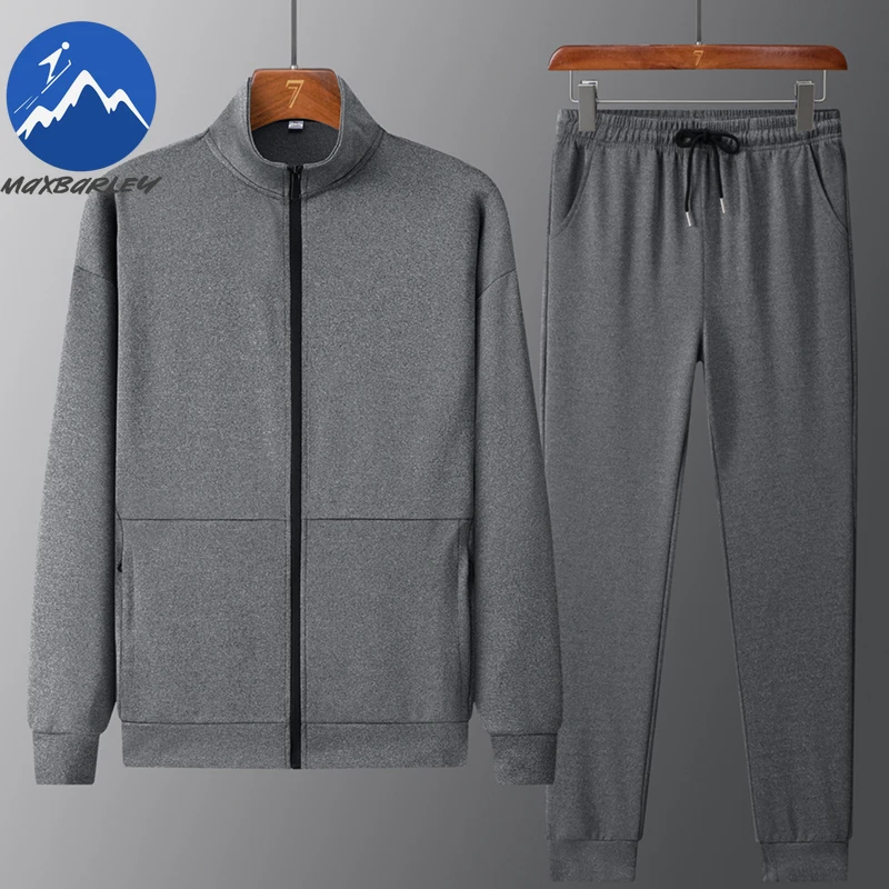 

Maxbarley New Sportswear Sets Men Sweatshirt Jacket + Long Pants Two-piece Set 2026 Spring Autumn Winter Warm Tracksuit Suits