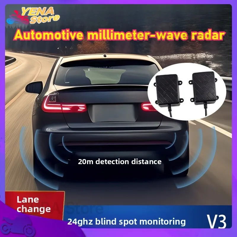 

The 24GHZ automotive radar system with BSD reverse warning for lane change and lane change assistance is easy to install