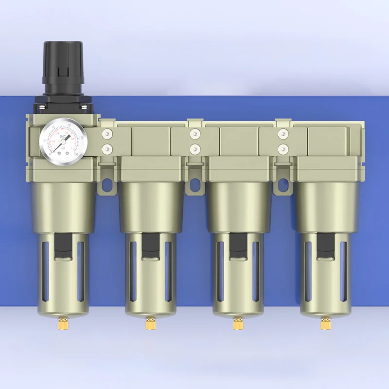 CWFFF 1/4 3/8 1/2 3/4 1in Air Compressor Oil and Water Separator Air Filter Is Used to Reduce the Pressure Valve