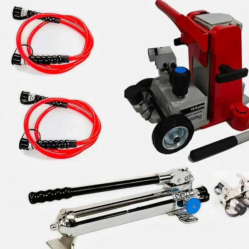 Integrated Track Lifting Jack with Lithium Battery Hydraulic Pump Manual & Electric Dual-use Rail Lifting Machine