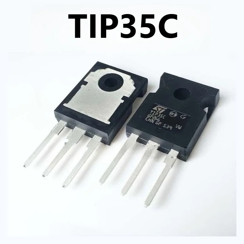 TIP35C TIP36C NPN PNP Power Transistor TO-220 100V 25A 125W 10Pcs for Audio Amplifier