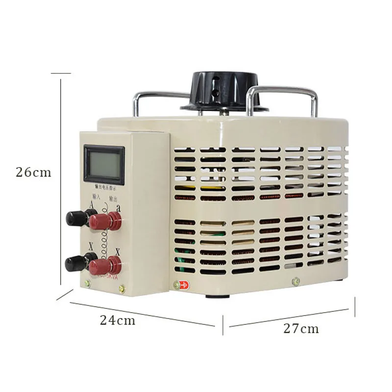 Single-Phase Digital Voltage Regulator Input 220V Output 0-250V Digital Variable Transformer 5000W Voltage Regulator TDGC2-5kva