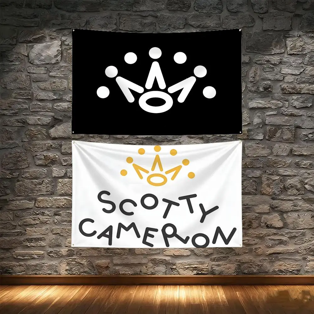 Golfer Gift S-Scotty Cameron Flags Tapestry Creative Pattern Photo Living Room Wall Art Party Outdoor Decor