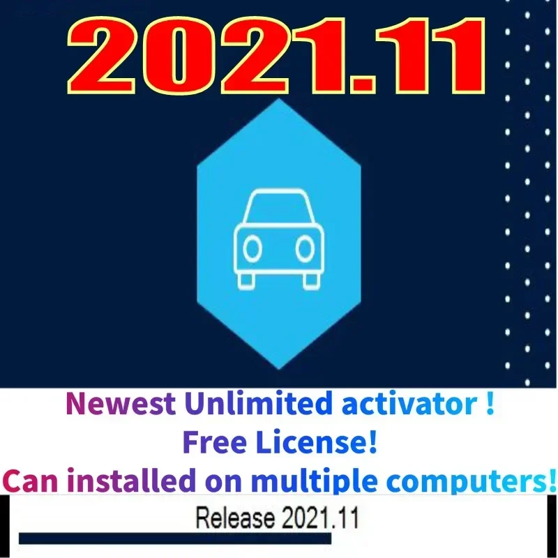 2023 NEW Arrival 2021.11 WITH keygen 2020.23 vd ds150e cdp for TCS Multidiag pro support 2021 years model cars trucks send CD