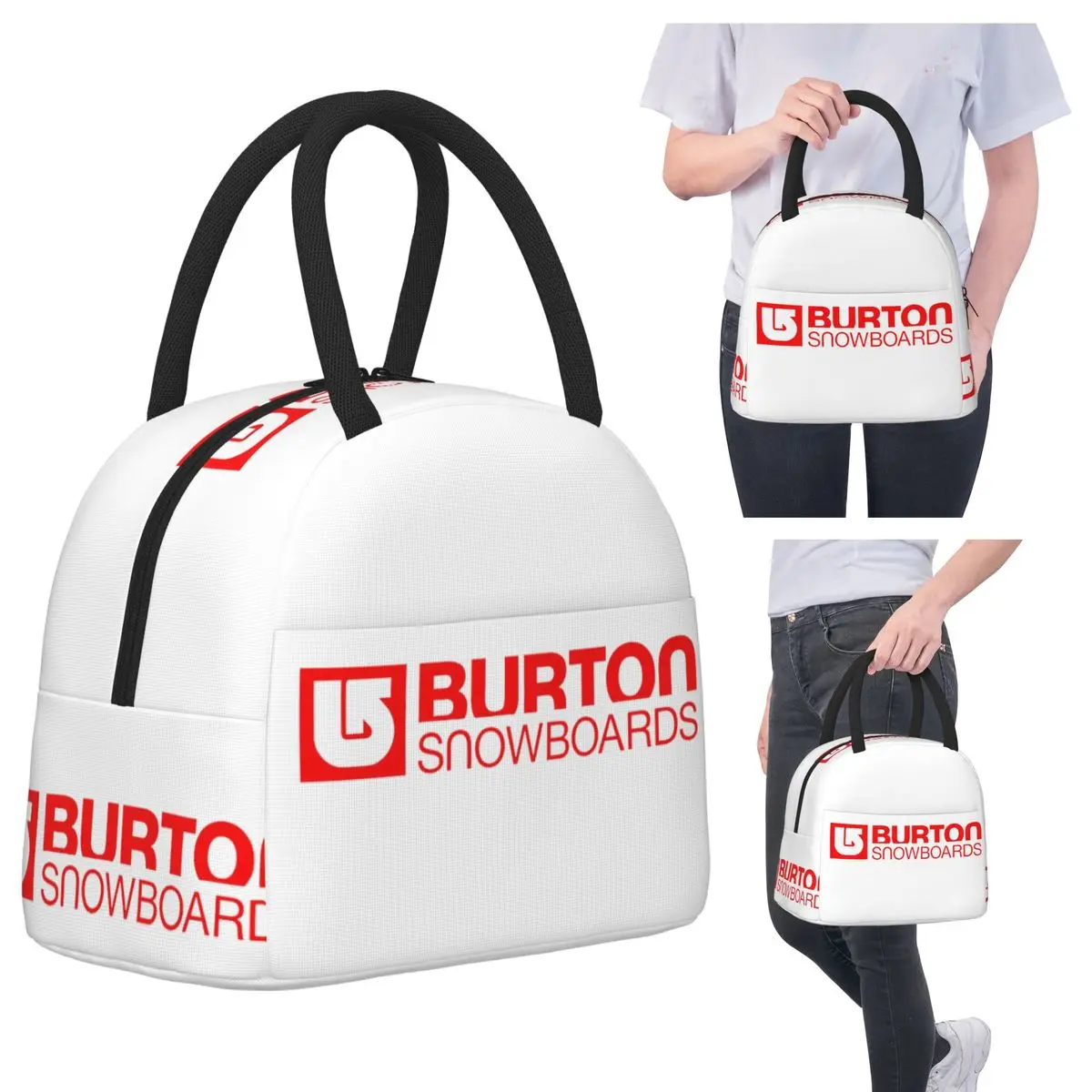

Спортивные сумки для обеда Burton Snowboard, изолированная коробка для бенто, портативная сумка для обеда, герметичная сумка для пикника, сумка-холодильник для женщин и девочек, работа