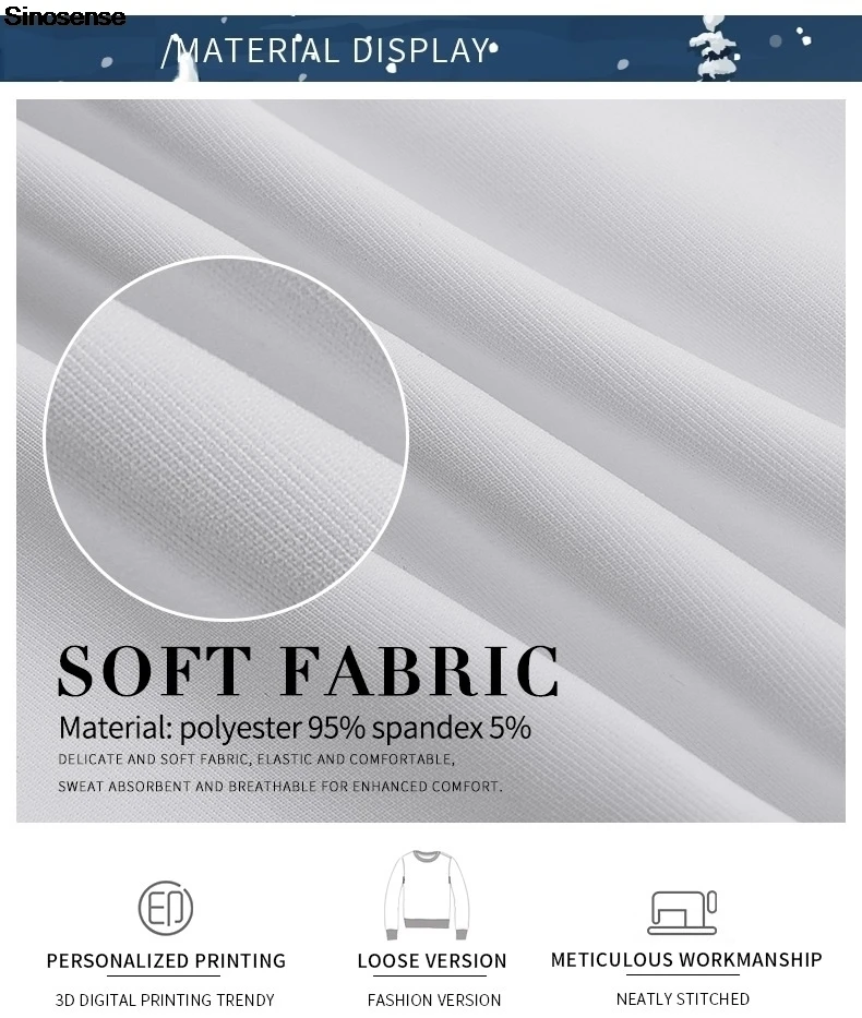 남성 여성 끈적 끈적한 크리스마스 운동복 3D 재미 있은 인쇄 휴일 파티 점퍼 탑 커플 풀오버 순록 추악한 크리스마스 스웨터