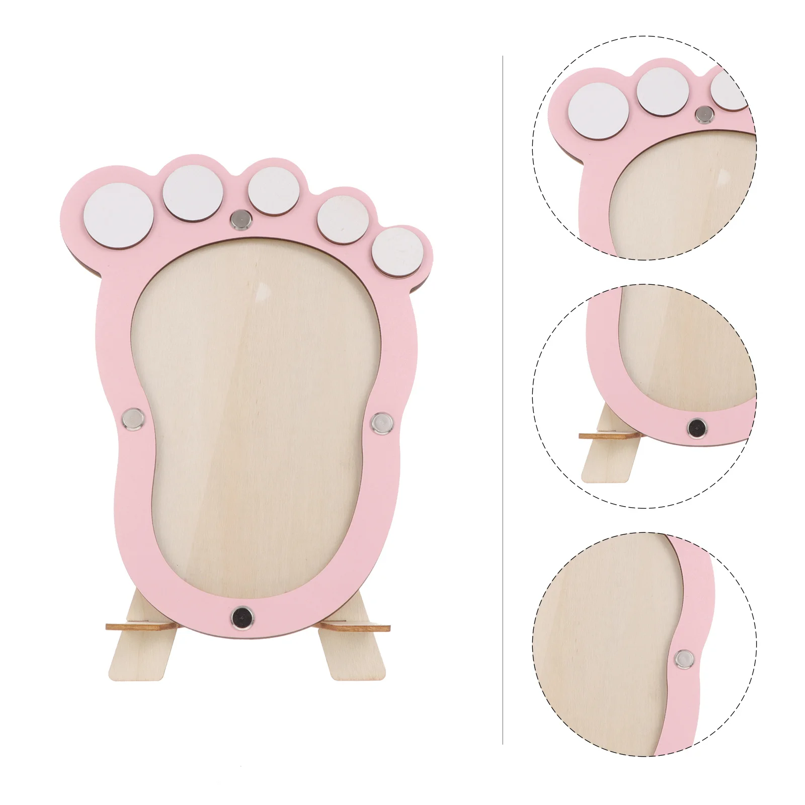 إطار صورة بصمة نمو الطفل الإبداعية لحديثي الولادة معلم تذكار السنة الأولى الذاكرة الحضانة الديكور هدية لصبي الرضع