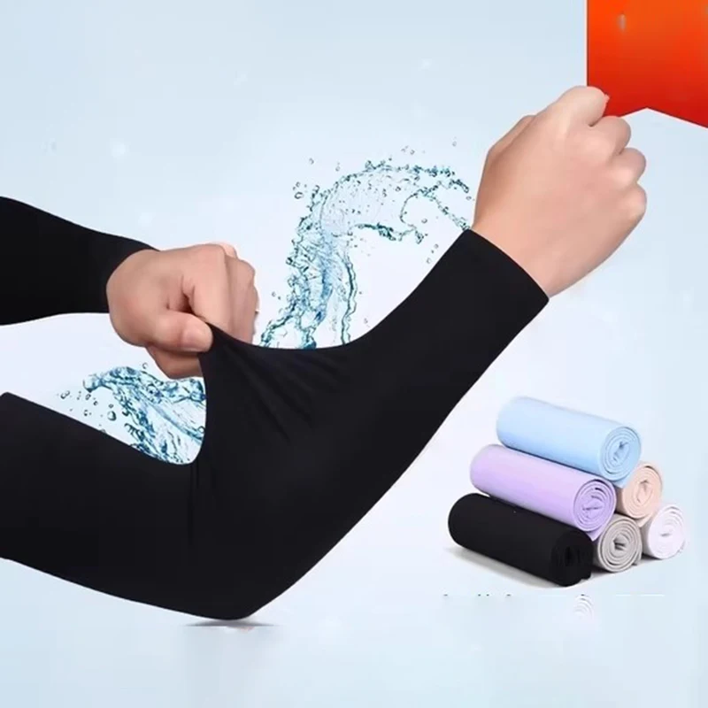 

Moto Cycling Arm Sleeves Summer Sun UV Protection Ice Cool Running Fishing Climbing Driving Arm Cover Warmers For Men Women