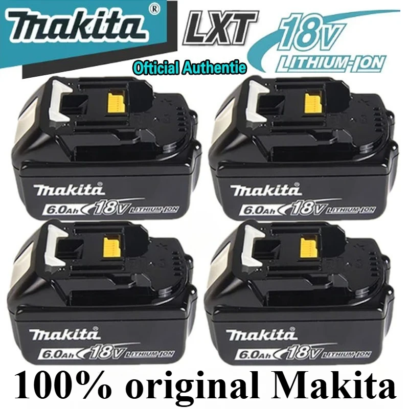 

100%original Makita 18V 6.0Ah Rechargeable Battery ,For Makita 6000mAh，BL1830B BL1840 BL1840B BL1850 BL1850B Power Tools Battery