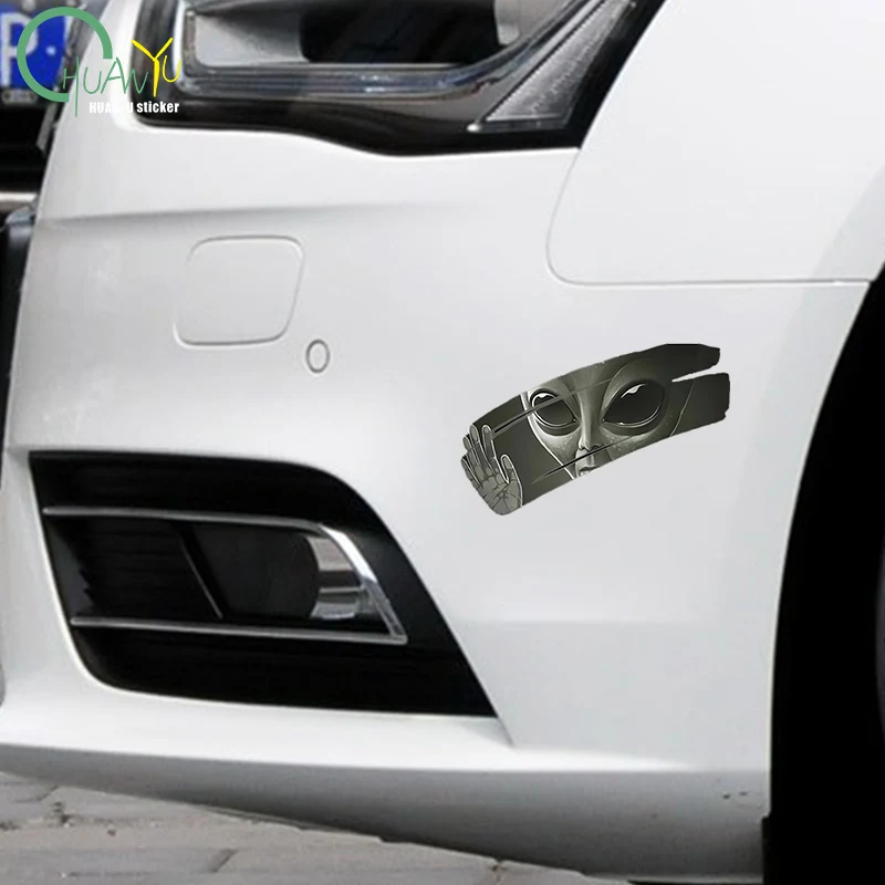 Creative sticker alien side window sticker scratch scratch devil sticker