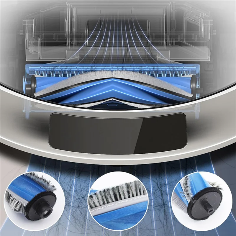 

ABUP-For ECOVACS DEEBOT T30S Robot Vacuum Cleaner Main Side Brush HEPA Filters Mop Cloth Dust Bags Replacement Parts