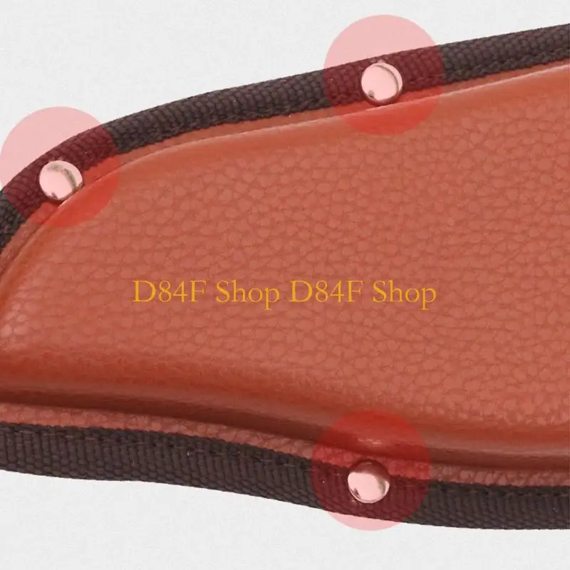 D84F Leather Sheath Tool Holsters Gardening Belt Electrician Scissors Tool Holsters- Compact Protective Leather for Cas