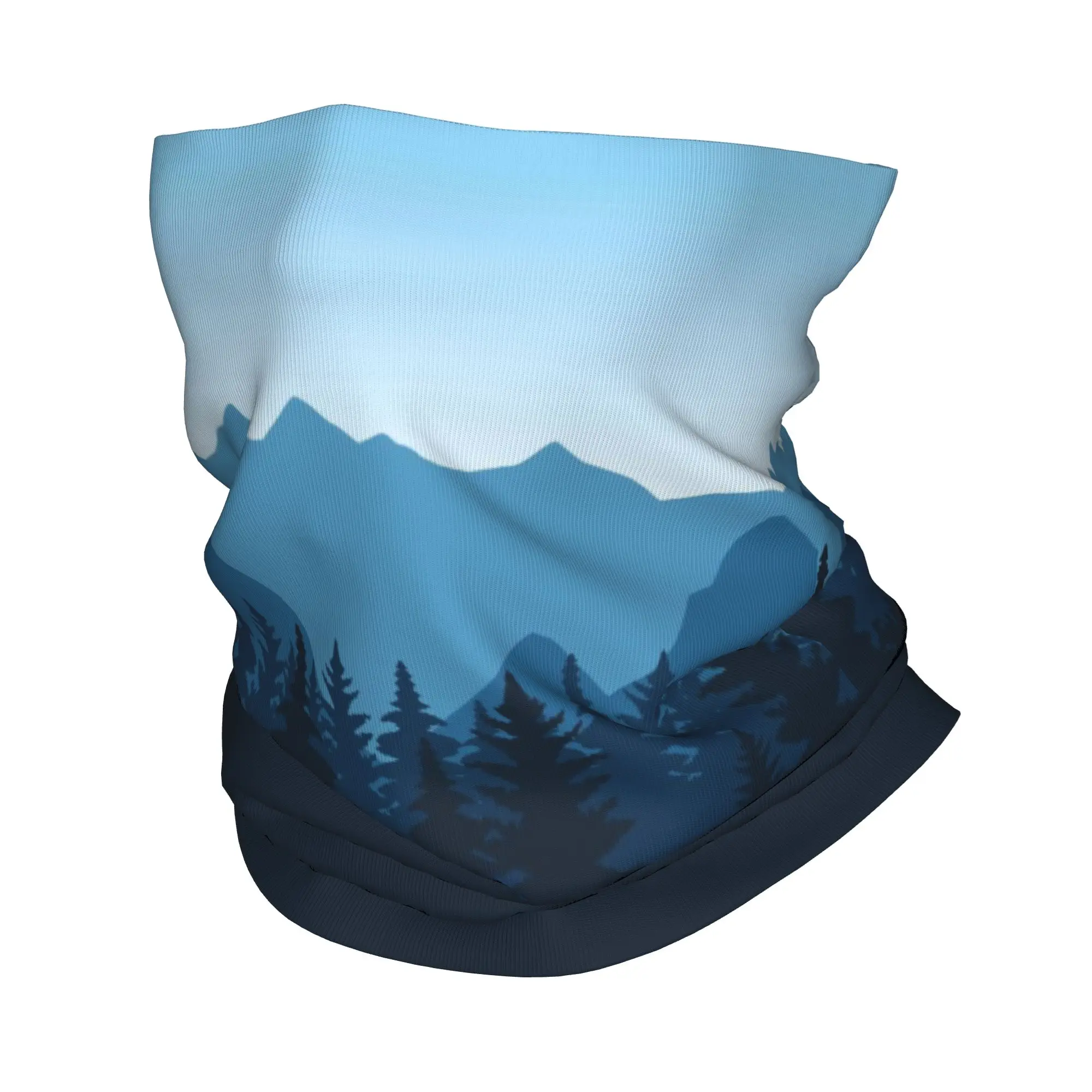 Custom Scenery Motor Images Bandana Neck Warmer Women Men Winter Ski Tube Scarf Gaiter  Face Cover