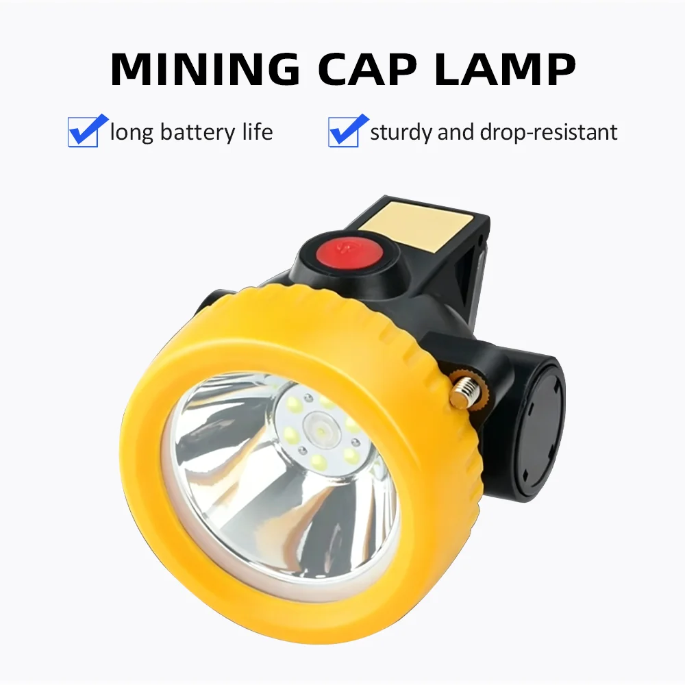Hot Sale Cordless LED Mining Helmet Waterproof and Drop-Resistant with Multi-Function Headlight for Camping and Hunting