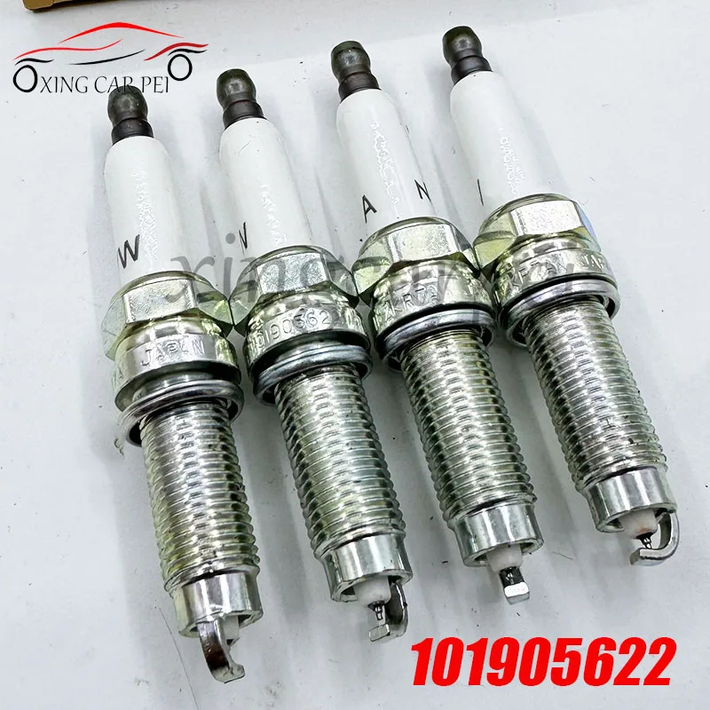 4-6Pcs 101905622 ILZKR7A 1961 Iridium Spark Plugs For Q7 Porsche Cayenne Volkswagen Eos Phaeton Touareg Bugatti 3.6L