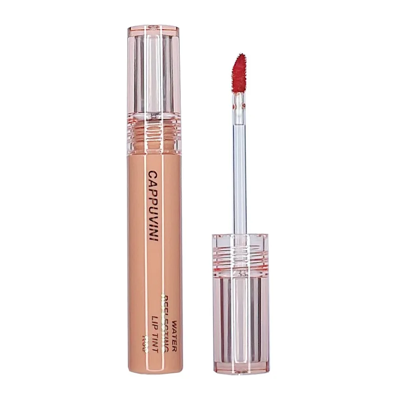 Maquiagem Água Refração Lip Glaze, Alto Nível de Aparência, Batom Refrescante, Multi-Color Opcional, Espelho Brilho