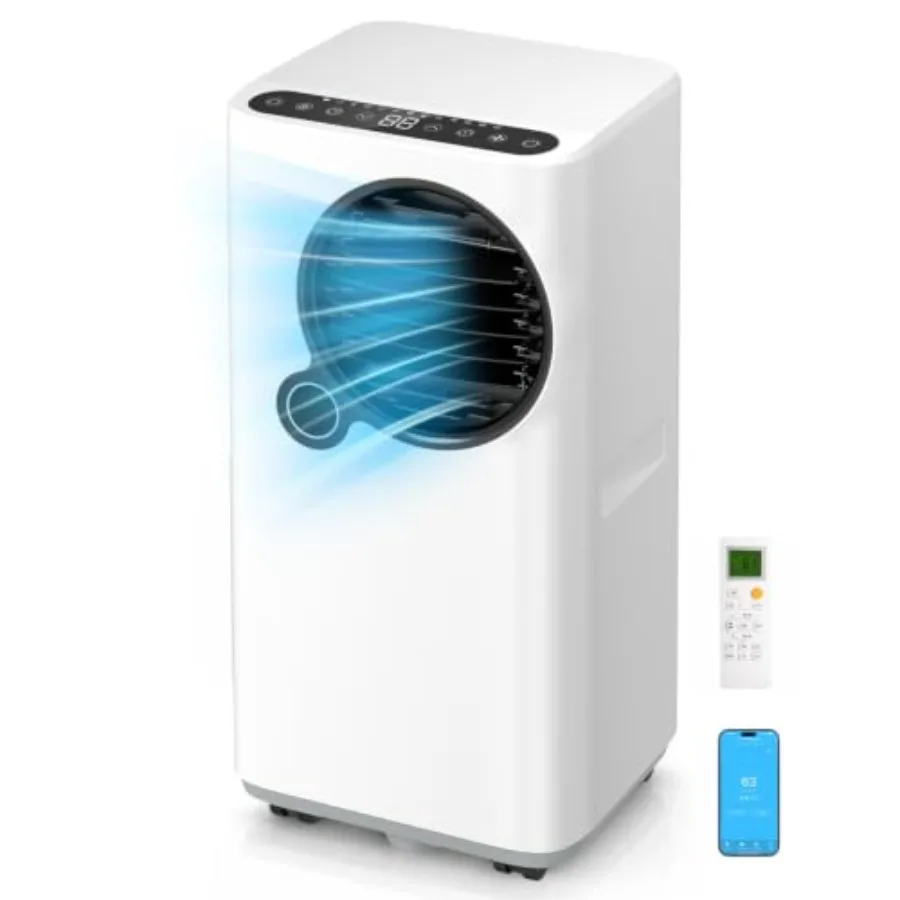 Portable Air Conditioners 16000 BTU 6-in-1 Smart AC Unit with WiFi App for Large Rooms up to 750 Sq. Ft., Quiet 45dB Sleep Mode