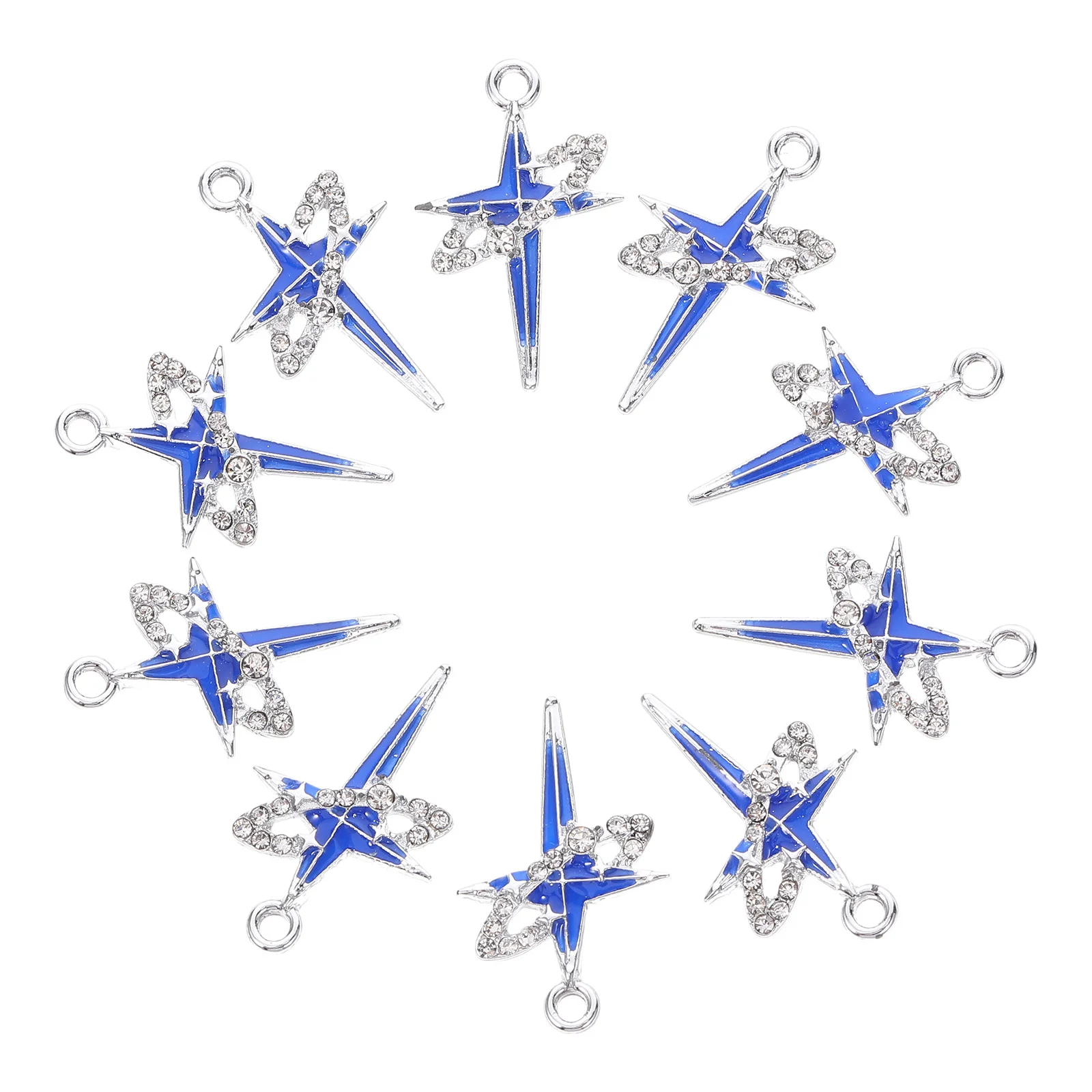 

10Pcs Pendants DIY Alloy Metal Pendants Necklace Charms for Jewelry Making Elegant Accessories Pendent