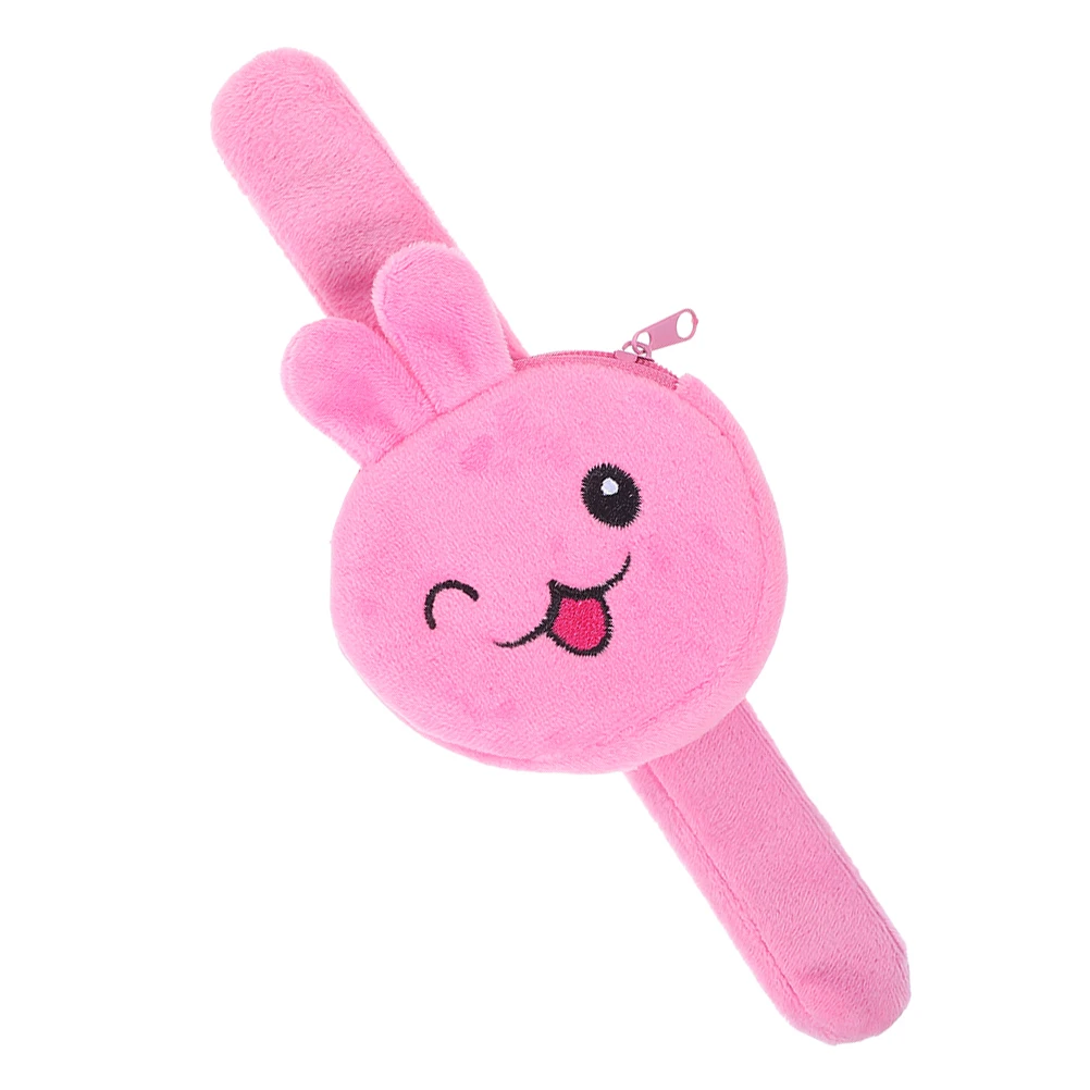 

Rabbit Slap Bracelet Kids Wrist Toy Soft Comfort Practical Party Favor Birthday New Year Coin Bag Handmade Holiday Bracelets