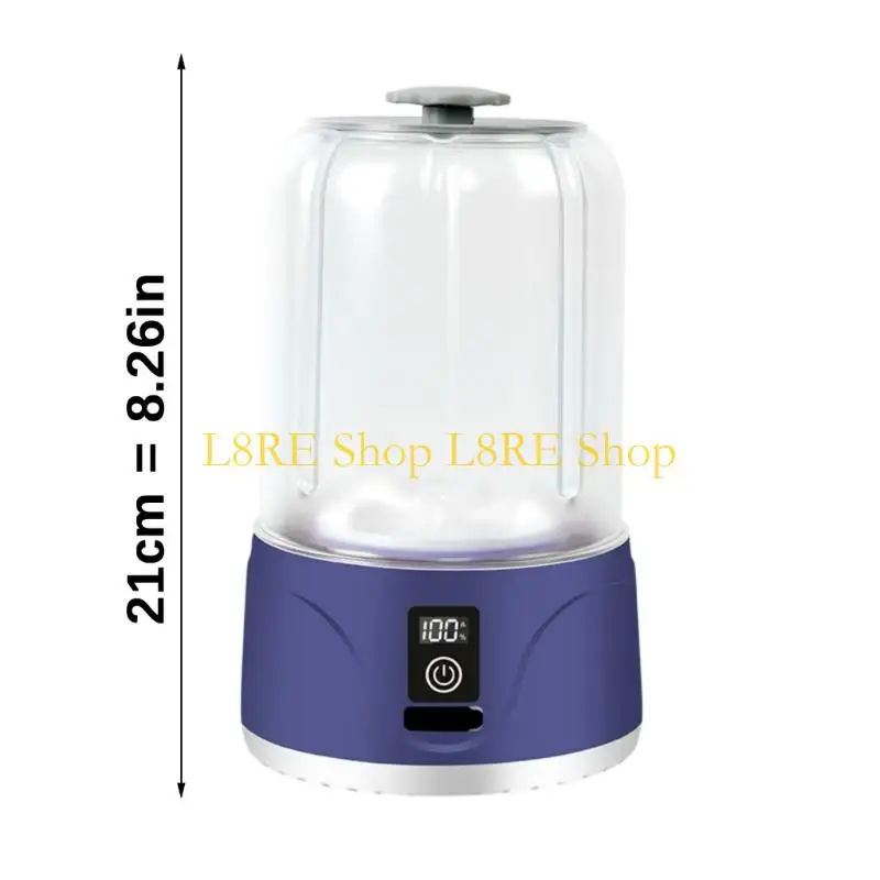 L8re wiederaufladbare Handheld -Waschmaschine für Reisen Haus verwenden 4000 -mAh Batterie Delikate Kleidungsstücke Babykleidung