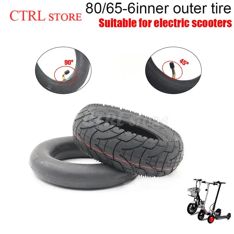 Electric Scooter 10 Inch 80/65-6 Outer tire Inflatable Wheel for Inokim Kugoo M4 G1 Dualtron VICTOR EAGLE Speedway 4 Zero 10X