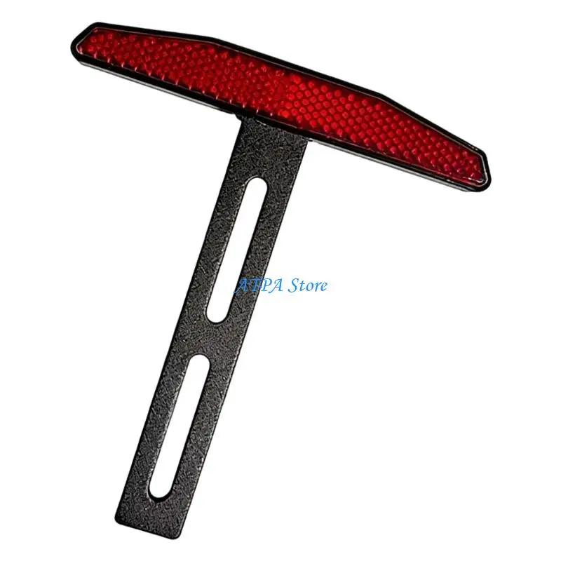 

U13C Motorcycle License Plate Holder Stand Aluminum Bracket And Plastic Reflector For Improved Safety In Low Light Conditions